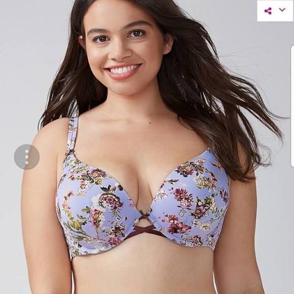 Cacique Other - BNWT! Cacique Boost Plunge Bra by Lane Bryant